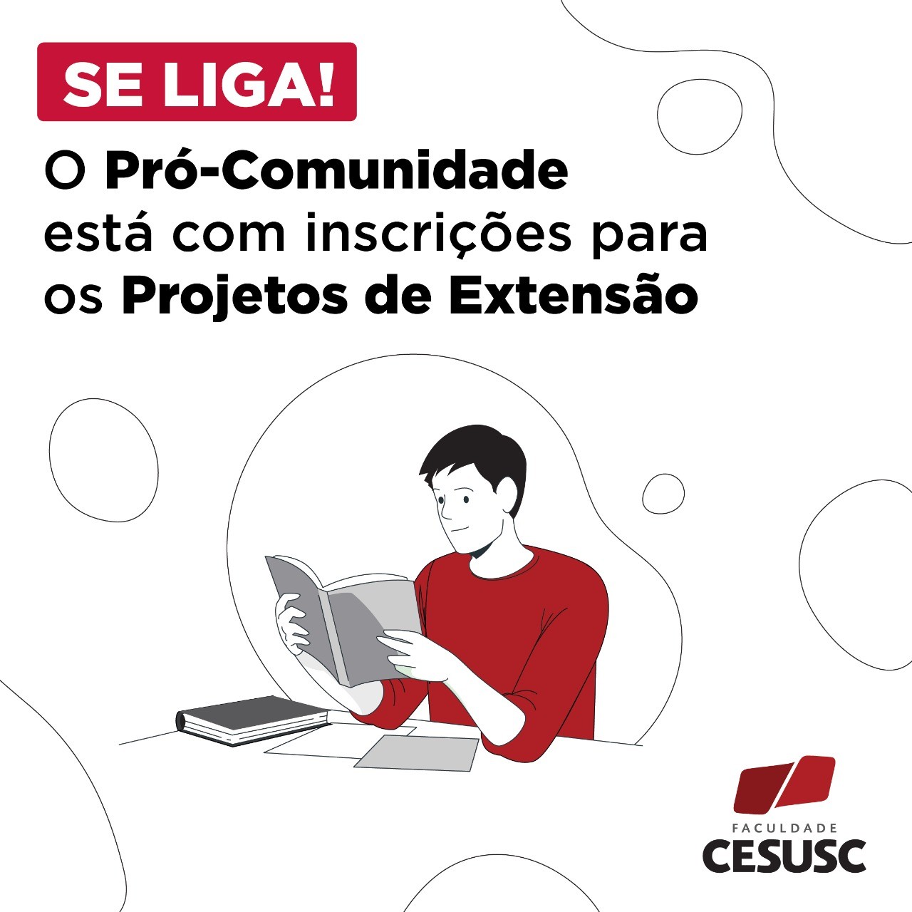 Inscrições abertas para os projetos de extensão do Pró-Comunidade ...