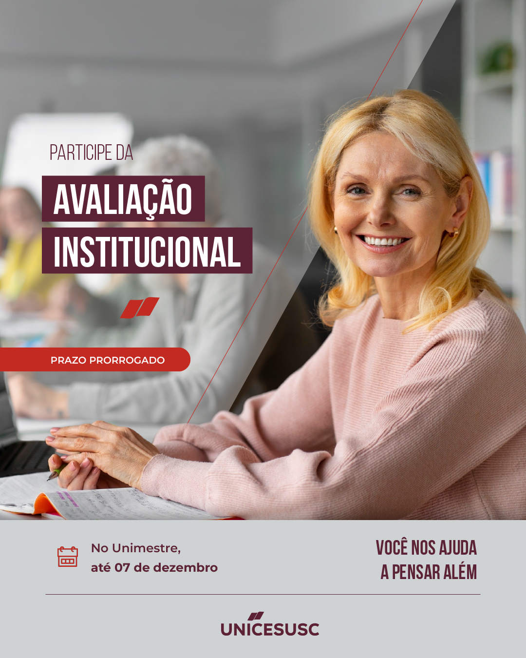 Prazo da Avaliação Institucional 2025/2 é prorrogado até 07 de Dezembro