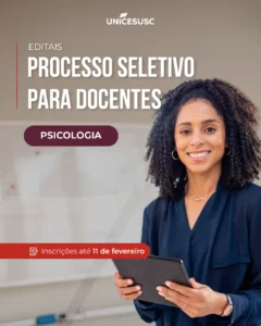 São duas vagas em aberto e as inscrições podem ser realizadas até o dia 11 de fevereiro