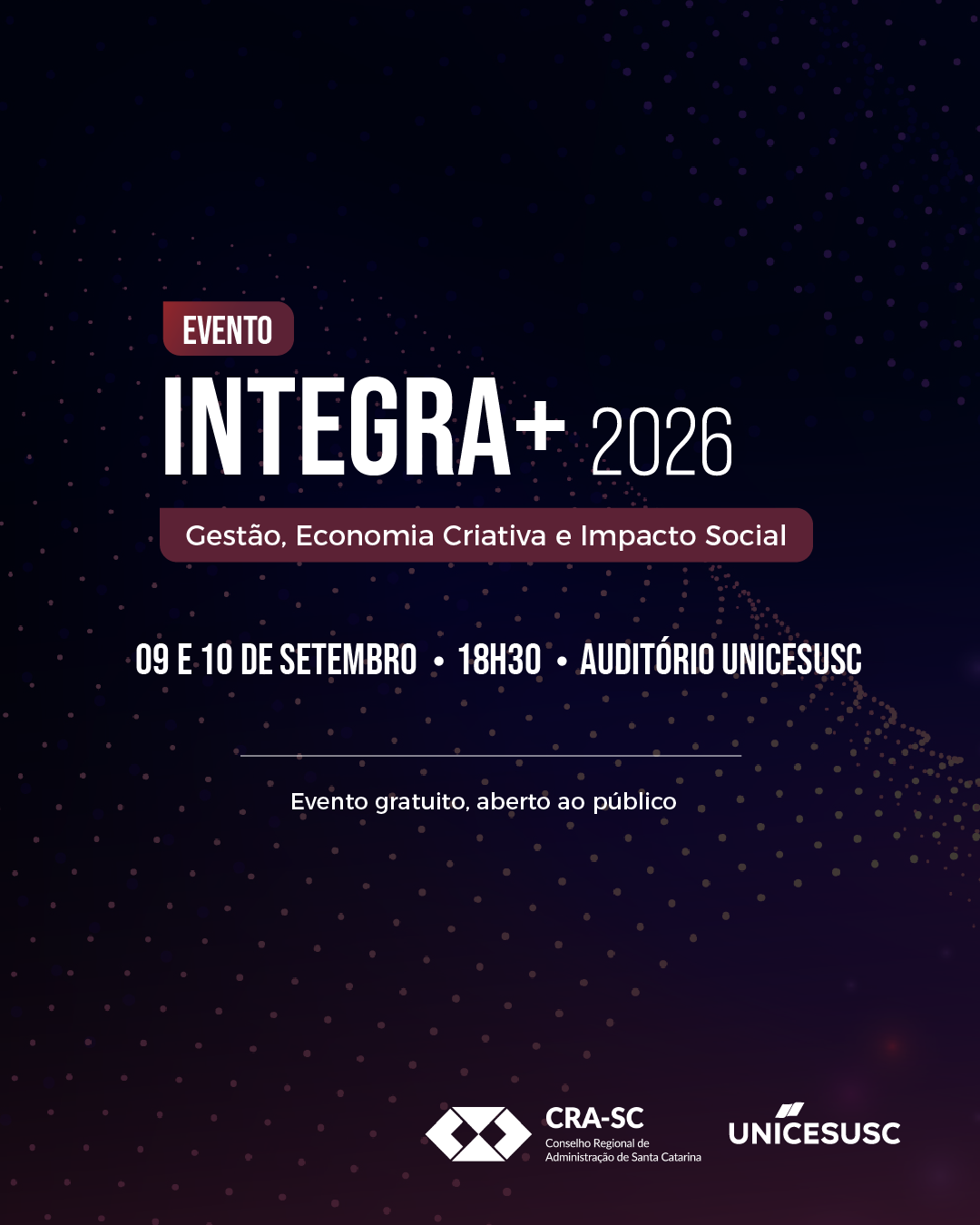 O jogo mudou: INTEGRA+ 2026 discute carreira, negócios e inovação